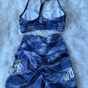 DarcSport Wolves Blue Camo Set size : Small